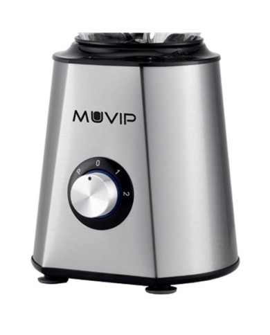 BATIDORA INOXIDABLE VASO CRISTAL 1500W 1.5 LITROS MUVIP