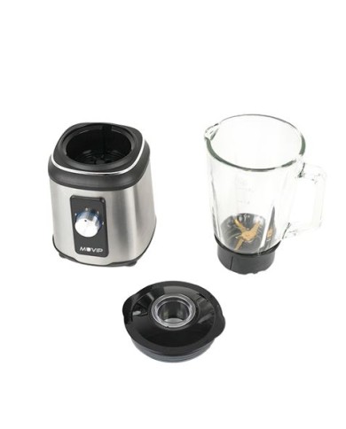 BATIDORA INOXIDABLE VASO CRISTAL 1800W 1.5 LITROS MUVIP