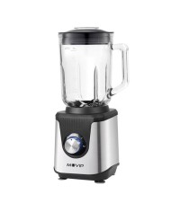 BATIDORA INOXIDABLE VASO CRISTAL 1800W 1.8 LITROS MUVIP