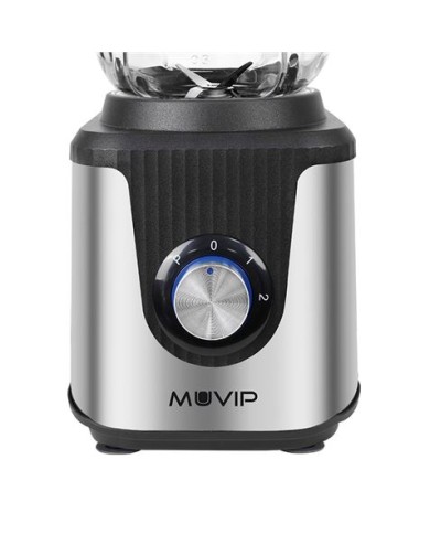 BATIDORA INOXIDABLE VASO CRISTAL 1800W 1.8 LITROS MUVIP