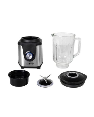 BATIDORA INOXIDABLE VASO CRISTAL 1800W 1.8 LITROS MUVIP