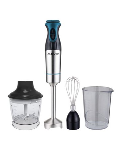 BATIDORA DE MANO INOX 1200W + ACCESORIOS MUVIP