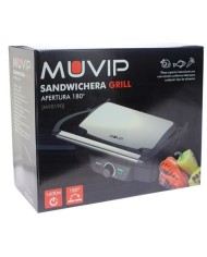SANDWICHERA GRILL INOXIDABLE 1600W 180º MUVIP