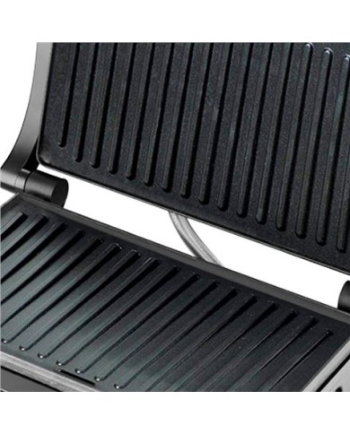 SANDWICHERA INOX GRILL 1500W TEMPERATURA REGULABLE MUVIP