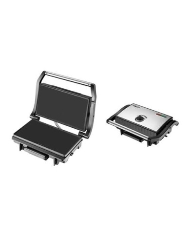 SANDWICHERA INOX PLACA LISA 1500W TEMPERATURA REGULABLE MUVIP