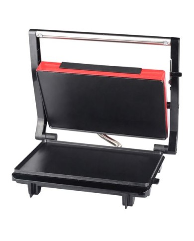 SANDWICHERA INOX PLACA LISA 750W ROJA MUVIP