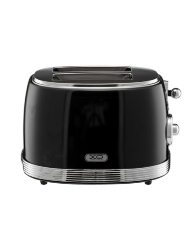 TOSTADORA VINTAGE 850W NEGRO PLATA XOCF7 XO