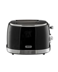 TOSTADORA VINTAGE 850W NEGRO PLATA XOCF7 XO