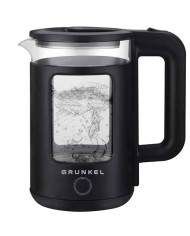 HERVIDOR DE AGUA 1.8 LITROS 150W NEGRO INOX GRUNKEL