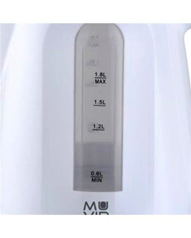 HERVIDOR DE AGUA 1.8 LITROS 2200W MUVIP