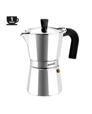 CAFETERA VITRO EXPRES 1 TAZA ALUMINIO ANTIADHERENTE CALDERIN SIN CANTOS