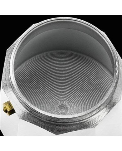 CAFETERA VITRO EXPRES 3 TAZAS ALUMINIO ANTIADHERENTE CALDERIN SIN CANTOS