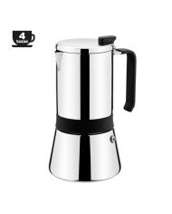 CAFETERA 4 TAZAS INDUCCION ACERO INOX AROMA MONIX