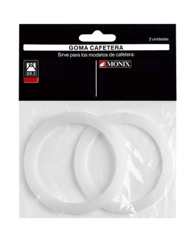 PACK 2 JUNTAS CAFETERAS 3/4 TAZAS MONIX-BRA
