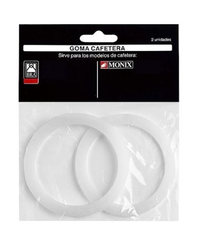 PACK 2 JUNTAS CAFETERAS MONIX-BRA 9 TAZAS
