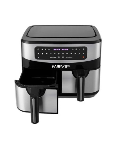 FREIDORA AIRE CALIENTE DOBLE 9 LITROS 2600W PANTALLA TACTIL MUVIP