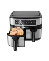 FREIDORA AIRE CALIENTE DOBLE 9 LITROS 2600W PANTALLA TACTIL MUVIP