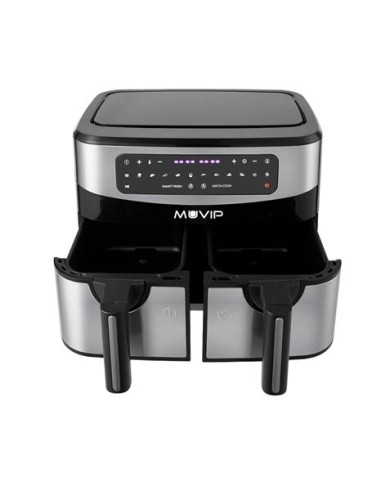 FREIDORA AIRE CALIENTE DOBLE 9 LITROS 2600W PANTALLA TACTIL MUVIP