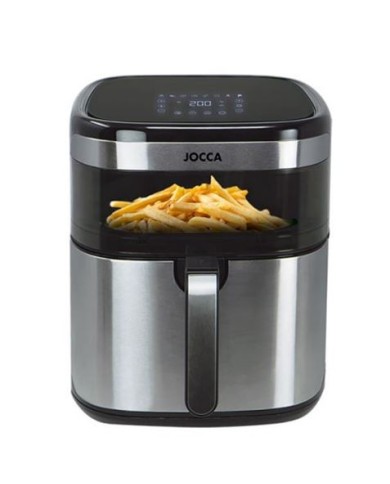 FREIDORA DE AIRE 10 LITROS INOX CON VENTANA JOCCA