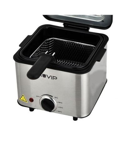 FREIDORA 1.5 LITROS INOXIDABLE 1000W DESMONTABLE MUVIP