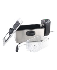 FREIDORA 3 LITROS INOXIDABLE 2000W DESMONTABLE MUVIP