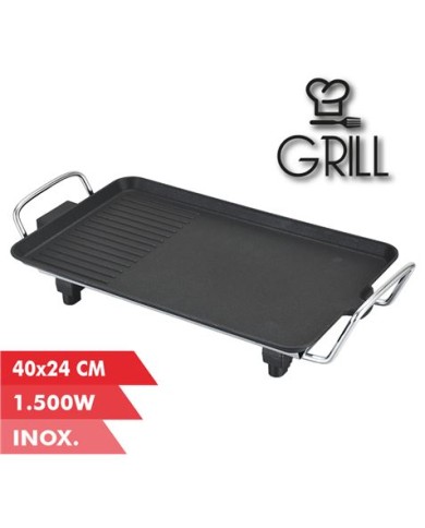 PLANCHA DE ASAR 40X24CM 1500W MUVIP