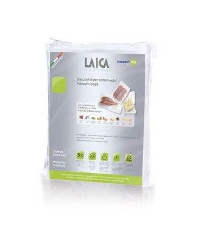 PACK 50 BOLSAS ENVASAR AL VACIO 20X28 LAICA