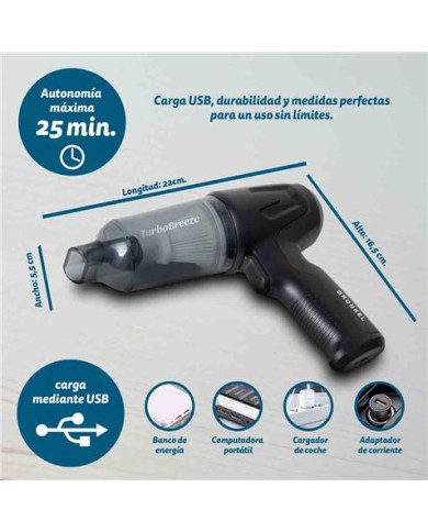 ASPIRADORA PARA COCHE 12KPA FILTRO HEPA GRUNKEL
