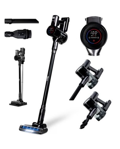 ASPIRADORA VERTICAL INALAMBRICA 350W 27KPA CON FILTRO HEPA