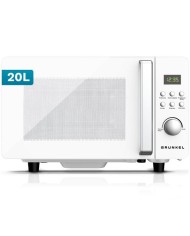 MICROONDAS SIN PLATO CON GRILL 20 LITROS 700W GRUNKEL