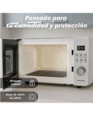 MICROONDAS SIN PLATO CON GRILL 20 LITROS 700W GRUNKEL
