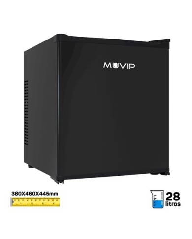 MINI BAR TERMOELÉCTRICO (SILENCIOSO, 13dB) 28L | 44,5CM | CERRADURA MUVIP