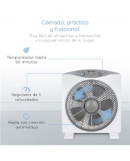 VENTILADOR SOBREMESA 30CM 50W 3 VELOCIDADES GRUNKEL