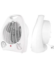 CALEFACTOR ELECTRICO 2000W FUNCION CALOR Y VENTILADOR 2 VELOCIDADES BLANCO