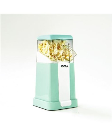 PALOMITERO VINTAGE TURQUESA 1200W EN SOLO 3 MIN SIN ACEITE | INCLUYE VASO