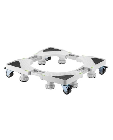 SOPORTE/BASE AJUSTABLE SERIE PRO CON RUEDAS PARA NEVERA Y LAVADORAS CROMAD