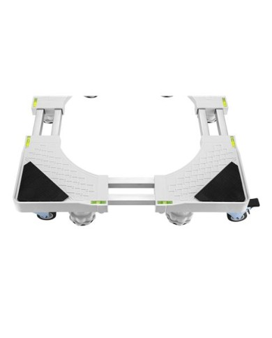 SOPORTE/BASE AJUSTABLE SERIE PRO CON RUEDAS PARA NEVERA Y LAVADORAS CROMAD