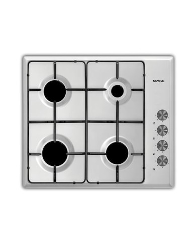 PLACA 4 FUEGOS GAS ACERO INOX PARA ENCASTRAR MX-PG2204X MX ONDA