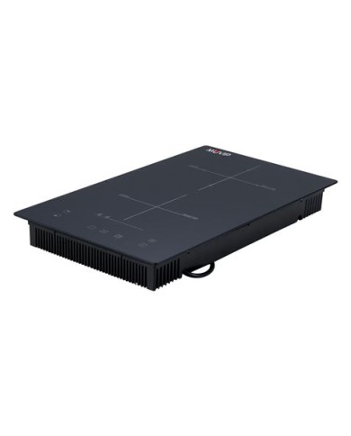 COCINA DE INDUCCIÓN 2 FUEGOS 3300W ENCASTRE + SOBREMESA MUVIP