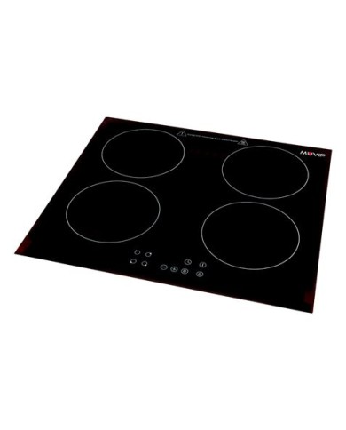 PLACA INDUCCIÓN 4 FUEGOS 7200W ENCASTRE + SOBREMESA MUVIP