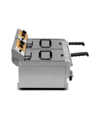 FREIDORA ELÉCTRICA PROFESIONAL 10+10 LITROS 2X3000W CHEF PRO