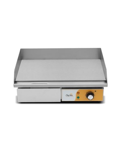 PLANCHA ELÉCTRICA PROFESIONAL SUPERFICIE LISA 3000W CHEF PRO