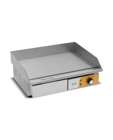PLANCHA ELÉCTRICA PROFESIONAL SUPERFICIE LISA 3000W CHEF PRO