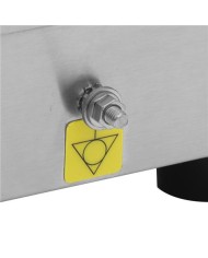 PLANCHA ELÉCTRICA PROFESIONAL SUPERFICIE LISA 3000W CHEF PRO