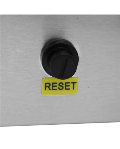 PLANCHA ELÉCTRICA PROFESIONAL SUPERFICIE LISA 4400W CHEF PRO