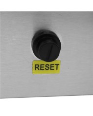 PLANCHA ELÉCTRICA PROFESIONAL SUPERFICIE LISA 4400W CHEF PRO