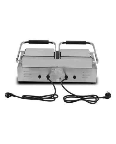 SANDWICHERA INDUSTRIAL DOBLE PLACAS LISAS 3600W CHEF PRO
