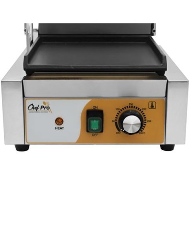 SANDWICHERA INDUSTRIAL PLACAS LISAS 1800W CHEF PRO