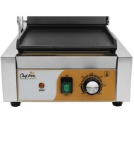 SANDWICHERA INDUSTRIAL PLACAS LISAS 1800W CHEF PRO