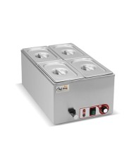 BAÑO MARIA INDUSTRIAL 4 CUBETAS 1200W CHEF PRO
